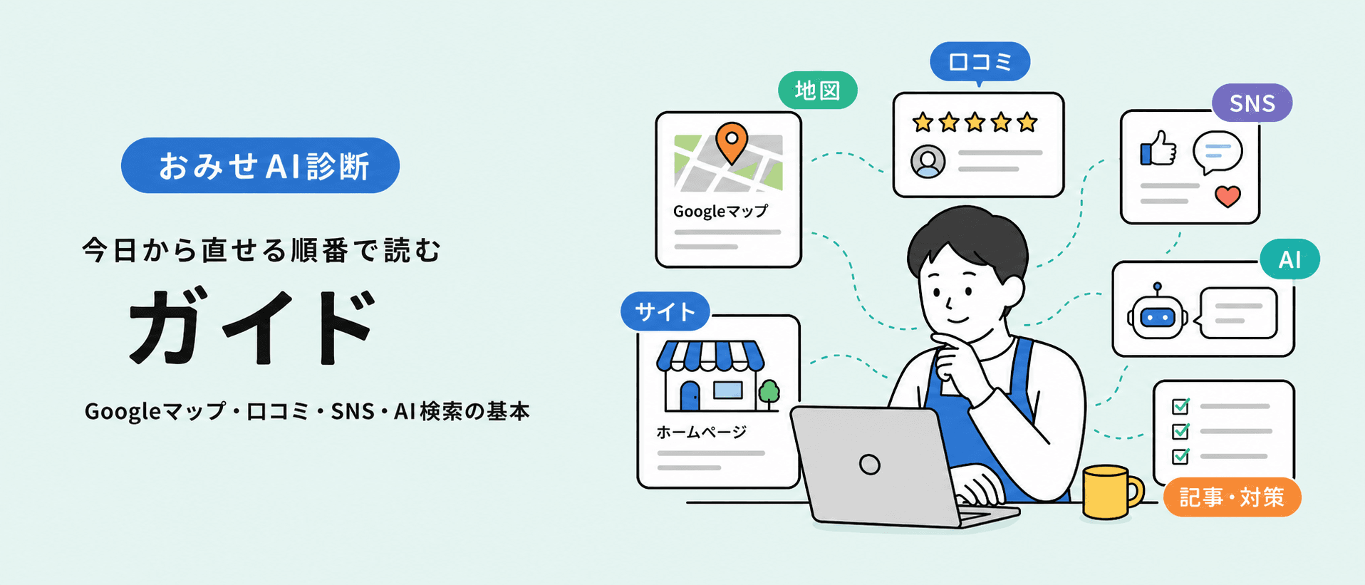 ガイド Googleマップ・口コミ・SNS・AI検索の基本